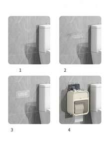 Caja de pañuelos para baño y cocina con cubo para armario, multiusos, adecuada para rollos de papel y pañuelos de papel - Verde - Ver 9