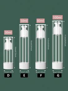 1PC Vacuum Pump Bottle Lotion Eye Cream Foundation Travel Bottle Mini Cosmetic Sample Packaging Portable Makeup Tools