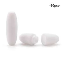 10/50Pcs Black, White, Silver, Gold, Mint Plastic Bucket Beads - Diy Jewelry Making Kit With  Separation Clasps For Necklaces And Lanyards - Separate Buckle - View 7