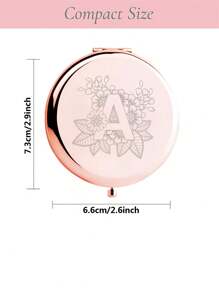 1入組定制個性化便攜式化妝鏡,折疊式輕薄不銹鋼和PU皮革,適用於各種年齡和場合。折疊式正方形口袋鏡具有精美細膩的設計圖案,融合了獨特的元素,如情侶、寵物、情人、姐妹、伴侶、朋友和親戚等。折疊式結構堅固耐用,能夠抵抗撞擊損壞,方便攜帶,隨時隨地使用。180度翻蓋讓它成為一個多功能的小鏡子,適用於日常使用、假期、生日、母親節和作為伴侶禮物。適用於旅遊、聚會、工作和學校等各種場合,適合各種年齡段。適合情侶、學生、教師、朋友、姐妹、女性和女孩、父親、母親、祖父、祖母、姑姑、侄女、最好的朋友 - 玫瑰金 - 查看 8