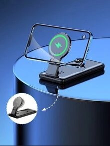 磁性移动电源，10000mAh 可折叠无线便携式充电器，配备 USB-C 线缆 LED 显示屏，Mag-Safe 电池组 22.5W PD 快速充电，兼容 Iphone 16/15/14/13/12 Pro/Pro Max/Plus/Mini 磁性移动电源，10000mAh 可折叠无线超薄便携式充电器，配备 USB-C 线缆 LED 显示屏，Mag-Safe 电池组 22.5W PD 快速充电，兼容 Iphone 16/15/14/13/12 Pro/Pro Max/Plus/Mini Android - 黑色 - 查看 5