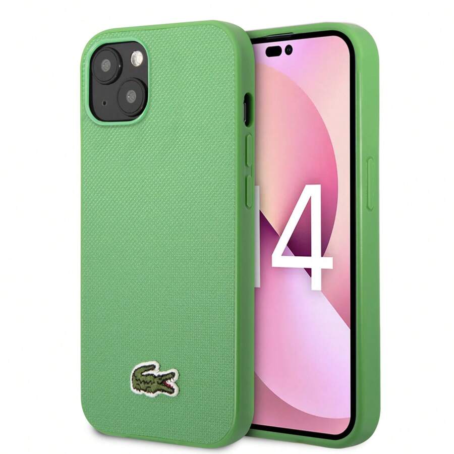 Lacoste Case Funda Logo Iconic Para iPhone 14 Original - Verde - Ver 1
