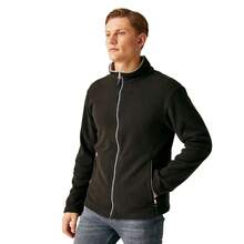 Regatta Mens Ascender Fleece Jacket (N/A) - 01 Matt Black - View 3