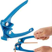 弯管机，0-180 度弯管机，三合一铜弯管机，适用于 1/4 英寸 5/16 英寸 3/8 英寸弯管工具 - 适用于铜、黄铜、铝和薄钢管的手动弯管机