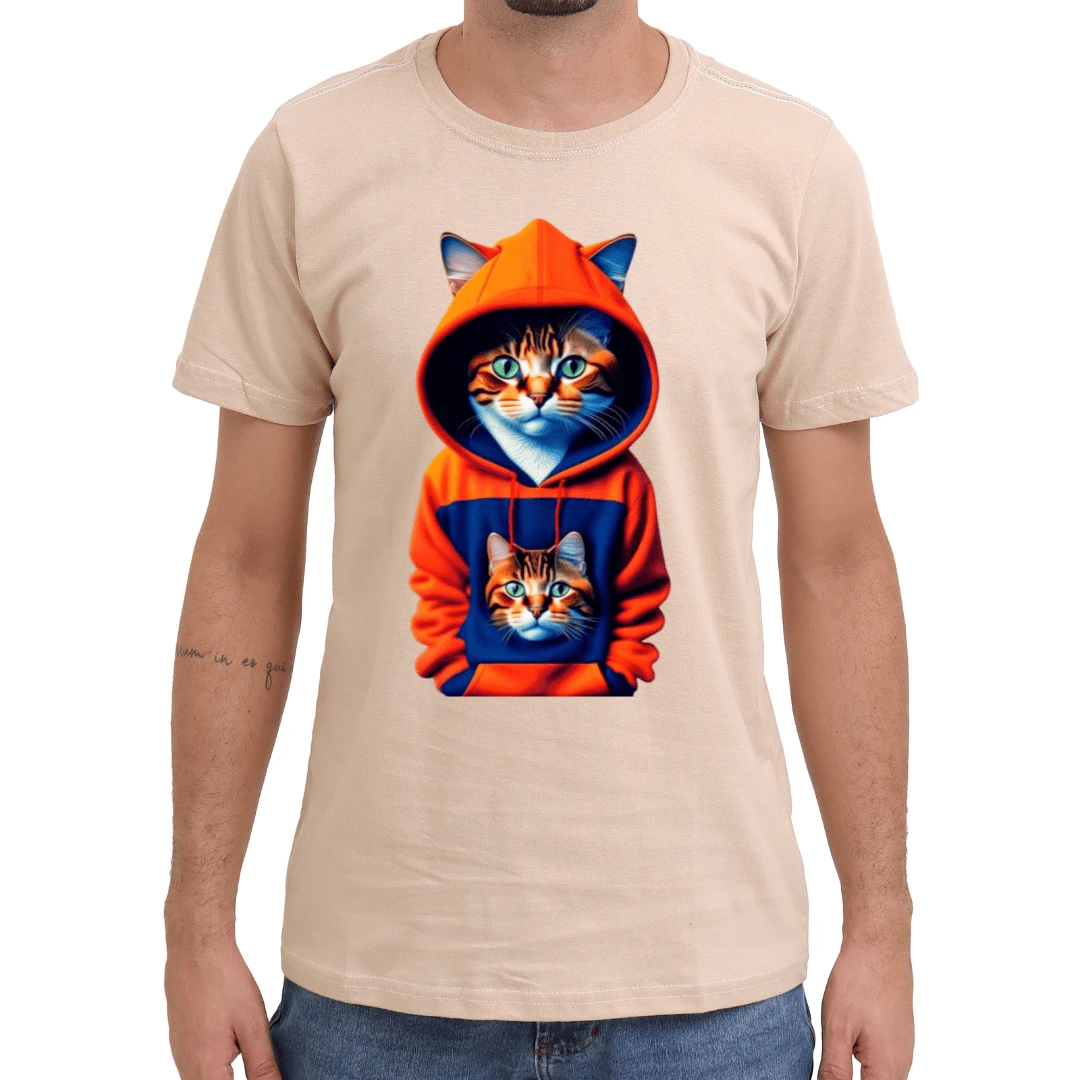 Men T-Shirts - 米色 - 查看 1