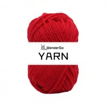 1/12 件丙烯酸针织纱团 - 双层针织多色纱包，配有钩针和针迹标记，适用于任何钩针和针织迷你项目 DIY