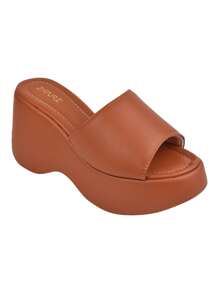 ZATURE STORES Women Wedges & Flatform - 駝色 - 查看 6