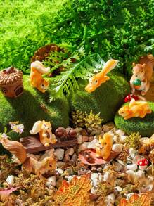 10 chiếc-Tượng Sóc Thu Nhỏ Phụ Kiện Vườn Mini, Tượng Sóc Tiên Nhỏ Bằng Nhựa Nhựa Thu Nhỏ, Tượng Mùa Thu Cho Cảnh Quan Ngoài Trời, Sân Vườn, Chậu Cỏ, Đồ Trang Trí Bánh Tự Làm, Mô Hình Động Vật, Vườn Tiên, Cảnh Quan Rêu Thu Nhỏ, Đồ Thủ Công Bằng Thủy Tinh Tự Làm, Phụ Kiện Trang Trí Nhà Cửa, Đồ Trang Trí Tiệc, Quà Tặng Ngày Của Mẹ, Quà Tặng - Nhiều màu - Xem 5