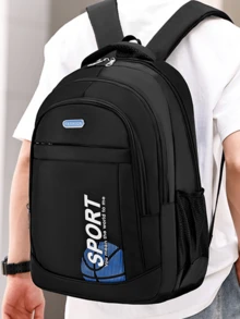 Men's/Women's Backpack For Business/Travel/High School/Middle School Students, Large Capacity Computer Backpack, Casual Travel Bag Back To School School Bag For Books - Black - View 2