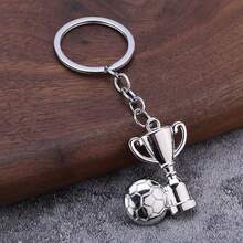 3/1 UEFA Euro Bóng Đá Móc Khóa Mặt Dây Chuyền Lưu Niệm Móc Khóa Kim Loại Cho Sự Kiện Tặng Túi Trang Trí - Nhiều màu - Xem 5