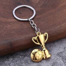 3/1 UEFA Euro Bóng Đá Móc Khóa Mặt Dây Chuyền Lưu Niệm Móc Khóa Kim Loại Cho Sự Kiện Tặng Túi Trang Trí - Nhiều màu - Xem 4