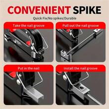 1pc 3-In-1 Heavy-Duty Staple Gun Kit - Multi-Functional For Upholstery/Woodworking/Furniture | Labor-Saving Ergonomic Grip With 600 Staples