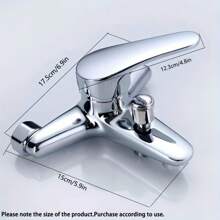 1入組淋浴水龍頭，浴室開關式冷熱水龍頭，隱藏式浴缸混合水閥，電熱水器淋浴閥，附安裝配件 - 彩色 - 查看 9