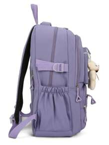 Women Functional Backpacks - Màu tím - Xem 2