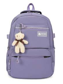 Women Functional Backpacks - Màu tím - Xem 1