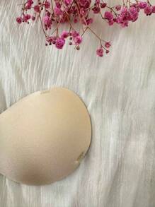 一次性隐形聚拢掌杯乳头粘性胸罩（配长肩带加厚3cm）女士内衣配件 杏色