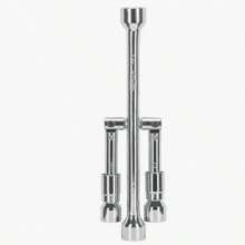 Llave de Cruz Abatible 14" - Plateado - Ver 1