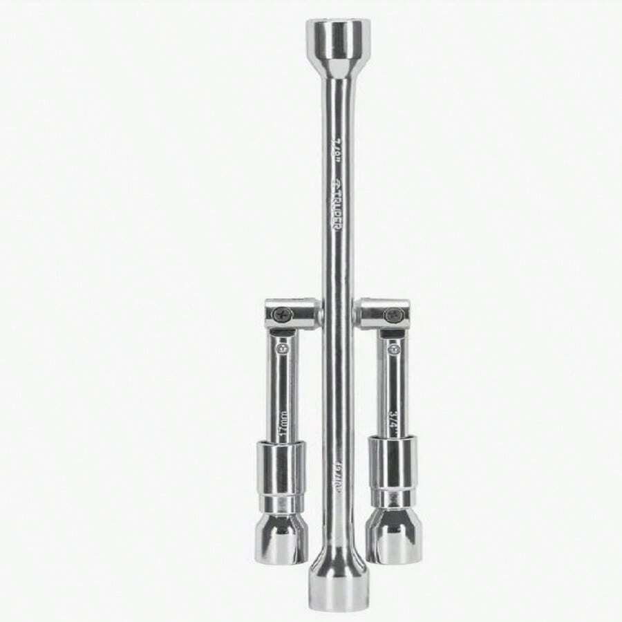 Llave de Cruz Abatible 14" - Plateado - Ver 1