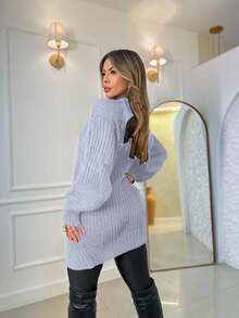 Women Cardigans - Màu Xám nhạt - Xem 3