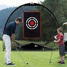 Golf Practice Hitting Nets For Backyard Driving Indoor Use Heavy Duty Practice Golf Driving Nets For Backyard Premium Portable Golf Impact Nets Cages With Frame And Net For Men & Women - Black - View 6