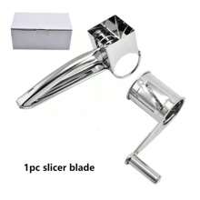 3-in-1 All Stainless Steel Cheese Rotary Grater