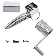 3-in-1 All Stainless Steel Cheese Rotary Grater