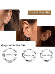 8 paires de boucles d'oreilles médicales en acier inoxydable pour oreilles sensibles, petites boules d'opale, boucles d'oreilles à tige avec dos plat, boucles d'oreilles hypoallergéniques pour hommes et femmes, boucles d'oreilles de cartilage de 20G