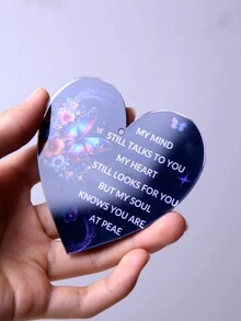 1 CÁI Thiết kế tình yêu acrylic, Mặt dây chuyền quyến rũ màu tím đầy màu sắc, Món quà lãng mạn rực rỡ, Mặt dây trang trí xe hơi, Mặt dây chuyền ba lô, Tặng một chuỗi đèn dây đồng phát sáng cho đèn ngủ phòng ngủ, Quà sinh nhật, Quà tặng cặp đôi, Quà cưới độc đáo, Quà kỷ niệm, Quà tặng cho vợ /Cô ấy/Bạn gái/Người bạn, Quà tặng cho Anh ấy/Bạn trai/Chồng, Trang trí nhà bếp, Quà kỷ niệm đặc biệt - Màu vàng - Xem 6