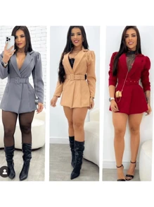 Women Two-Piece Outfits - 櫻桃 - 查看 2