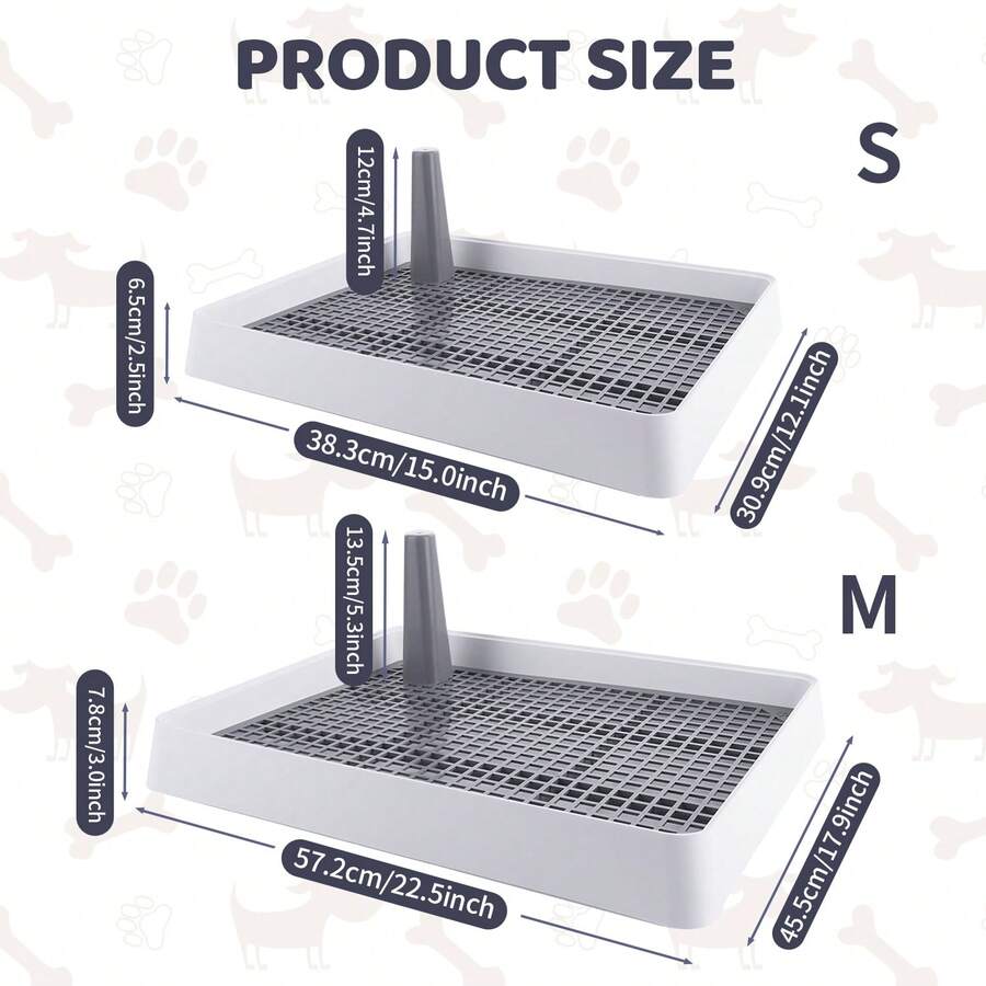 Dog Training Toilet With Mesh And Detachable Pillars, Suitable For Indoor Balconies And Floors