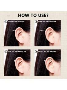 CIZME 3 bucăți 16G/18G/20G Butoane fără fir pentru nas Bijuterii piercing labret din oțel inoxidabil pentru Tragus Monroe Cercei pentru cartilaj Helix pentru buze pentru femei bărbați, șuruburi fără fir pentru nas CZ inele pentru nas pentru femei bărbați inele labret din oțel inoxidabil inele pentru buze ineluri pentru buze CZ Tragus Helix Piercing Bijuterii hipoalergenice, cercei cu spate plat