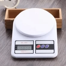 Balanza Digital Gramera Peso Gramera De Cocina Pesa De 1 Gramo A 10 Kilos Bateria LEODY - Blanco - Ver 3