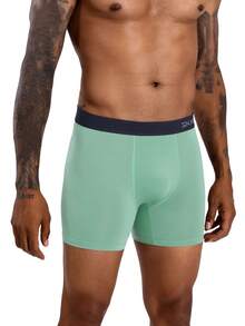 1pc Men's Quick-Dry Boxer Briefs, Comfortable And Breathable Men's Underwear - Green - View 4