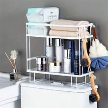 1入浴室馬桶上置物架，浴室收納置物架，浴室收納架，洗髮水和沐浴露收納架，浴室配件，浴室收納及整理 - 彩色 - 查看 12