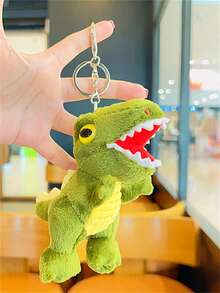 可爱小恐龙毛绒吊坠娃娃霸王龙填充玩偶钥匙扣 - 多色 - 查看 10