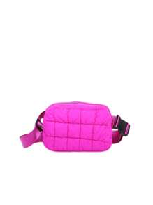 1pc Girls' Plaid Stitching Thread Shoulder Bag, Zip Closure Crossbody Sport Backpack, Suitable For Daily Use - A - View 9