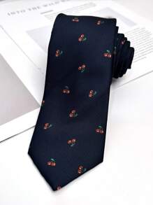 1 chiếc cà vạt dệt jacquard thủ công dành cho nam phù hợp cho công việc, mặc hàng ngày, tiệc tùng và làm quà tặng Giáng sinh - Nhiều màu - Xem 10