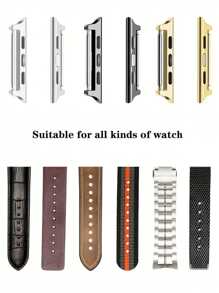 4pcs/Set Watchband Connector 14-16-18-20-22mm Width Compatible With Apple Watch Ultra 2 49mm 45mm 44mm 42mm 41mm 40mm 38mm Adapter Compatible With Apple Watch Ultra Series 9 SE 8 7 6 5 4 3 2 1 Straps As A Gift For Students Returning To School - Multicolor - View 11