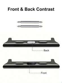 4pcs/Set Watchband Connector 14-16-18-20-22mm Width Compatible With Apple Watch Ultra 2 49mm 45mm 44mm 42mm 41mm 40mm 38mm Adapter Compatible With Apple Watch Ultra Series 9 SE 8 7 6 5 4 3 2 1 Straps As A Gift For Students Returning To School - Multicolor - View 7