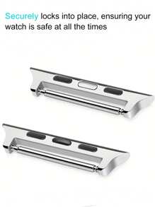 4pcs/Set Watchband Connector 14-16-18-20-22mm Width Compatible With Apple Watch Ultra 2 49mm 45mm 44mm 42mm 41mm 40mm 38mm Adapter Compatible With Apple Watch Ultra Series 9 SE 8 7 6 5 4 3 2 1 Straps As A Gift For Students Returning To School - Multicolor - View 6