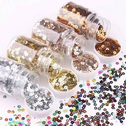 6000pcs(20g) 3mm Sequin PVC Flat Round Loose Sequins Paillettes Sewing Wedding Craft Dress Caps Shoes DIY Jewelry Handmade Accessories
