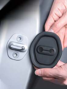 4入組汽車車門矽膠減震墊，通用汽車門鎖扣保護套，緩衝墊，靜音貼紙，防銹蓋，汽車用品 - 彩色 - 查看 13