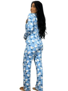 Women Pajama Sets - 彩色 - 查看 7