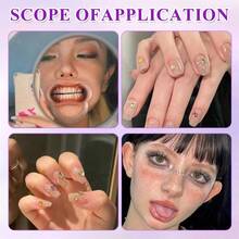 16pcs Rhinestone Dental Kit, Rhinestone Tooth Paw DIY Dental Gem Kit, Professional Rhinestone Dental Kit Tooth Gem Kit Jewellery Dental Kit, Rhinestone Dental Kit And 1 Piece Mouth Opener - Multicolor - View 3