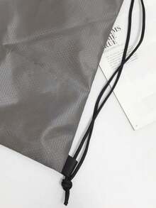 Waterproof Drawstring Backpack Large Capacity Sports Bag For Men And Women, Suitable For Travel, Fitness, Basketball, Rugby, Etc. - Grey - View 7