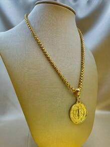 Women Pendant Necklaces - Gold - View 1