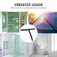 1 Psc, Vòi hoa sen vắt cho cửa kính,Giá đỡ dụng cụ lau kính vòi hoa sen bằng silicon,Vắt đa năng có móc cho cửa phòng tắm, cửa sổ, gương, gạch và kính xe hơi - màu đen - Xem 6