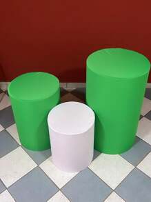 Party Backdrops - XANH - TRẮNG - XANH - Xem 1