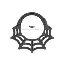 16G 鼻中隔环 316L 不锈钢鼻环 身体穿孔首饰 适用于鼻中隔/鼻子/耳垂 - 不锈钢软骨耳环 男女皆宜 - 黑色 - 查看 17