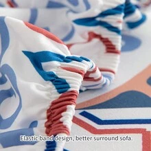 4入組波西米亞風格房車沙發座椅墊套，彈性豆漿絲面料，舒適沙發套，易安裝，可機洗，防塵和防刮擦，沙發保護套適用於2座沙發，適用於房車和露營裝飾。 - 彩色 - 查看 11